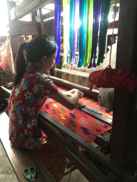 Weaving training by NGOs